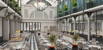 Gala Dinner venue at the National Equestrian Academy of Versailles